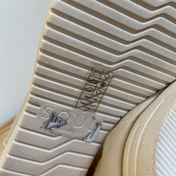 Womens Soul Naturalizer Slip-On Flats ecru Beige Comfort Shoes Size 5 vegan leat - Picture 11 of 16